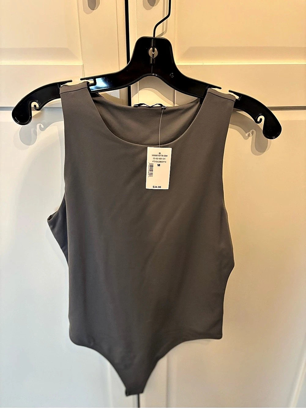 Gray Bodysuit Medium